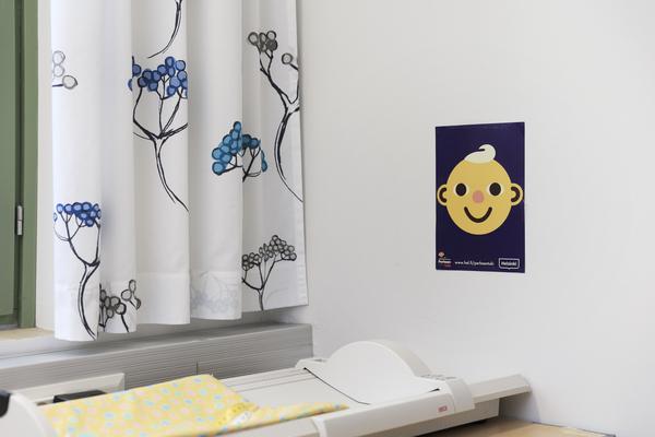 Helsingin kaupungin aineistopankki / Kaisa Sunimento Neuvolan pituusmittauspiste. Kuvaaja: Kaisa Sunimento